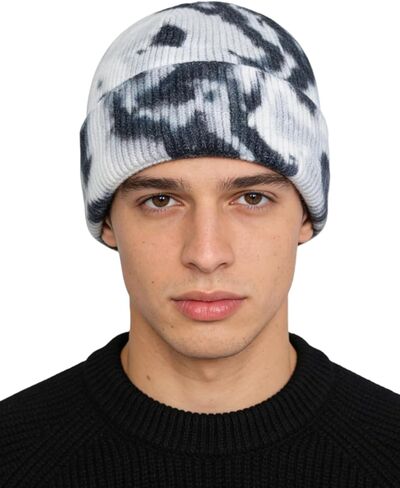 قبعة شتوية ZGMYC للجنسين ذات أساور شتوية ملونة ودافئة وناعمة على شكل جمجمة للرجال والنساء in Kuwait