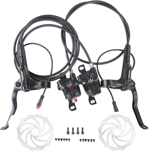 فرامل قرصية هيدروليكية للدراجة الإلكترونية Shimano MT200، ترقية جديدة 2-Pin 2-Piston Ebike الفرامل الهيدروليكية، مسبقة النزف مع فرامل هيدروليكية للدراجة الكهربائية بالزيوت المعدنية in Kuwait