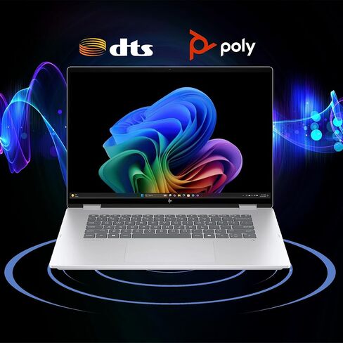 HP OmniBook 7 Flip 16 2 في 1 كمبيوتر محمول للأعمال الاحترافي 16 بوصة 3k OLED Touch Intel 8-core Ultra 7 Series 2 258V (ما يصل إلى 47 سطحًا) 32 جيجا بايت رام 1 تيرابايت SSD 5 ميجا بكسل كاميرا تعمل بالأشعة تحت الحمراء Wi-Fi7 Pen Win11 ICP Acc in Kuwait