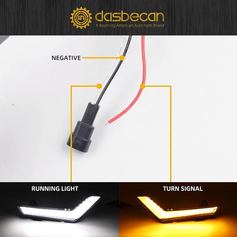 مصابيح Dasbecan الأمامية DRL LED للجري النهاري متوافقة مع Can Am Defender/MAX 2020+ Commander 2021+ يستبدل # 715006896 in Saudi Arabia