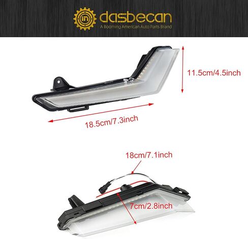 مصابيح Dasbecan الأمامية DRL LED للجري النهاري متوافقة مع Can Am Defender/MAX 2020+ Commander 2021+ يستبدل # 715006896 in Saudi Arabia