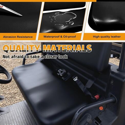غطاء مقعد جلدي بديل لـ 2006-2010 Kubota RTV900 RTV 900 982A، غطاء مقعد UTV سفلي مقاوم للماء بسمك in Saudi Arabia