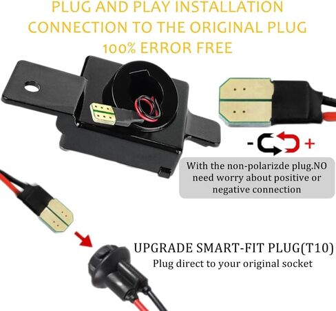 مجموعة مصابيح لوحة ترخيص LED كاملة متوافقة مع GMC Sierra 1500 2500HD 2015-2022 Colorado Canyon Pickup Truck، Chevy Silverado 2014 2015 2017 2019 2020 2021 2022 2023، أبيض 6000K، حزمة من 2 in Kuwait
