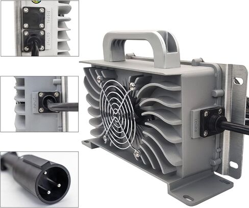 36V 18AMP EZGO TXT Golf Cart شاحن بطارية مقاوم للماء لعربات الجولف 36 فولت in Kuwait