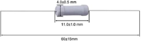 50PCS/Lot 1W Carbon Film Resistors 5% 0.1R~5.6M 0.5R 2R 4.7R 8.2R 10R 51R 68R 100R 220R 470R 1K 2.2K 10K 22K 4K7 100K 300K 680K(620K Ohm) in Saudi Arabia