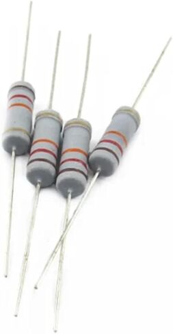 50PCS/Lot 3W Carbon Film Resistor 0.1~10M 0.1R 1R 2R 4.7R 8.2R 10R 33R 47R 68R 100R 360R 470R 1K 2.2K 10K 22K 4K7 47K 100K 150k(5.6 Ohm) in Saudi Arabia