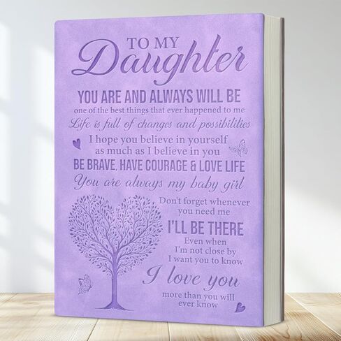 Daughter Gifts Journal Notebook from Mom Dad, 160 Pages Writing Notebook for Teen Girls, Daughter Gift Ideas for Birthday, Graduation, Christmas in Saudi Arabia
