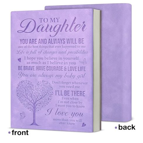 Daughter Gifts Journal Notebook from Mom Dad, 160 Pages Writing Notebook for Teen Girls, Daughter Gift Ideas for Birthday, Graduation, Christmas in Saudi Arabia