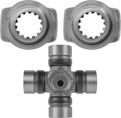 Caltric Front Middle Drive Shaft Yoke Compatible with Yamaha Big Bear 350 YFM350FW 4x4 1987 1988 1989 1990-1997 in Saudi Arabia