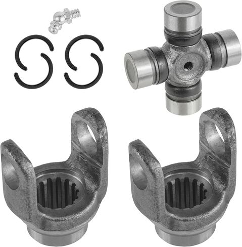 Caltric Front Middle Drive Shaft Yoke Compatible with Yamaha Big Bear 350 YFM350FW 4x4 1987 1988 1989 1990-1997 in Saudi Arabia