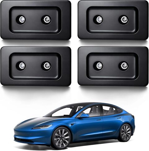Car Door Logo Projector Lights – 2 LIghts Compatible with Tesla Accessories for Model Y / 3 / S/X (2016-2026), Ultra-Bright 3D Welcome Lights (4-Pack), No Fade HD Projection in Saudi Arabia