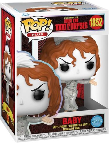 فانكو بوب! بالإضافة إلى: House of 1000 Corpses - Baby - Glitter - مجسم من الفينيل قابل للتجميع - فكرة هدية - بضائع رسمية - ألعاب للأطفال والكبار - عشاق الرعب - مجسم نموذجي لهواة الجمع in Saudi Arabia