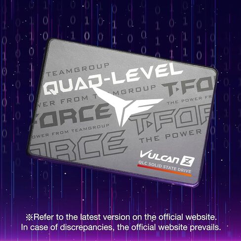 TEAMGROUP T-FORCE Vulcan Z 240GB SLC Cache 3D NAND TLC 2.5 Inch SATA III Internal Solid State Drive SSD (R/W Speed up to 520/450 MB/s) T253TZ240G0C101 in Kuwait