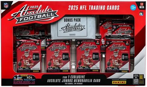 حزمة بطاقات تداول Panini المطلقة لكرة القدم لعام 2025 - 8 حزم مجمعة، حزمة واحدة إضافية in Saudi Arabia