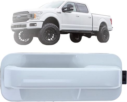 مقبض باب خارجي أبيض بديل APA لـ 2015-2020 F150 2017-2020 زوج أمامي فائق التحمل وجانب الركاب in Saudi Arabia