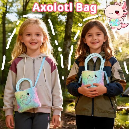Axolotl Gift Set for Girls - Cute Axolotl Themed Gift Box with Fluffy Diary with lock and keys, Stickers, Pen and More Axolotl Accessories, Christmas Birthday Gifts for Girls in Saudi Arabia