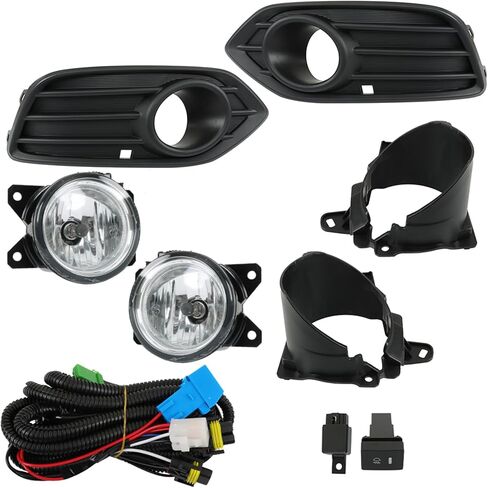 WFLNHB Left & Right Fog Lights Repalcement for HRV 2019-2022 Fog Lights Lamps with Covers & Switch & Wiring Harness 71108T7AJ00, 71107T7AJ00 in Saudi Arabia