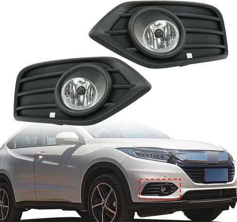 WFLNHB Left & Right Fog Lights Repalcement for HRV 2019-2022 Fog Lights Lamps with Covers & Switch & Wiring Harness 71108T7AJ00, 71107T7AJ00 in Saudi Arabia