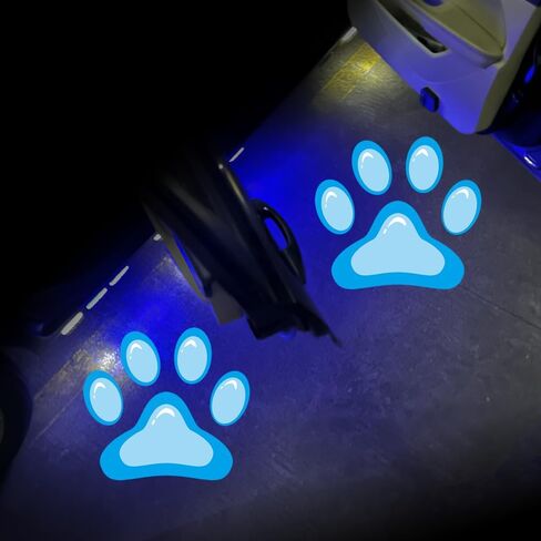4Pcs Car Door Lights Logo Projector, Wireless LED Car Door Paste Welcome Courtesy Light, Welcome Lamp (Pink) in Saudi Arabia