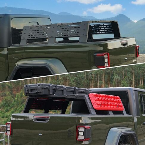 Hooke Road 12.2" High Overland Bed Rack Compatible with 2020-2025 Jeep Gladiator JT, 2019-2023 Ford Ranger, 2015-2023 GMC Canyon 6' Bed and 2015-2023 Chevrolet Colorado 6' Bed in Saudi Arabia