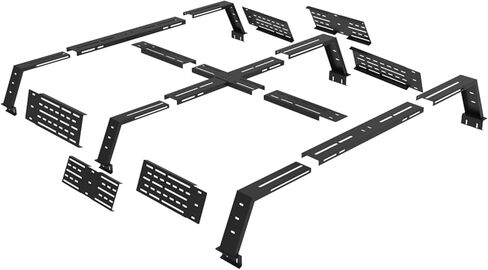 Hooke Road 12.2" High Overland Bed Rack Compatible with 2020-2025 Jeep Gladiator JT, 2019-2023 Ford Ranger, 2015-2023 GMC Canyon 6' Bed and 2015-2023 Chevrolet Colorado 6' Bed in Saudi Arabia