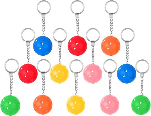 6Pcs Gifts for Pickleball Lovers Pickleball Ornament Pickleball Keychain Pickleball Keychains Bulk Mini Pickleball Keychain for Keychains Luggage Tags Sports Bag in Kuwait