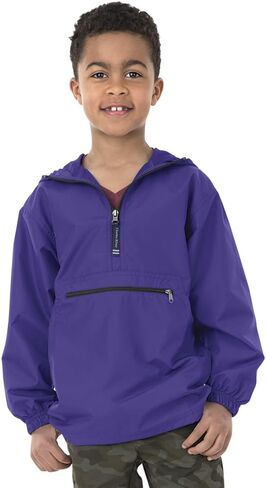 Charles River Apparel Boys' Big Kids Pack-n-go Pullover in Saudi Arabia