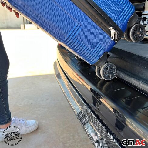 OMAC Rear Bumper Sill Cover Protector Guard for Hyundai Tucson 2019-2021 Matte Black in Saudi Arabia