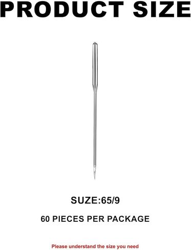 60 Pcs Sewing Machine Needles Set, Universal Assorted Needles for Sewing Machine, Heavy Duty Sewing Needles for Fabric, Home Sewing Kit in Saudi Arabia