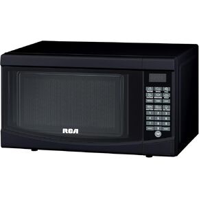 RCA RMW733 0.7 كو. قدم. فرن ميكروويف مع شاشة LED ومؤقت رقمي وطهي سريع وتذويب تلقائي (أسود) in Kuwait