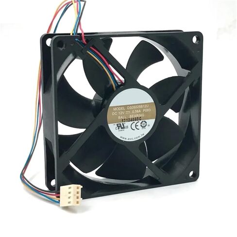 1pc for 9025 9225 DS09225B12U 4-Wire Double Ball Temperature Control PWM Fan in Saudi Arabia