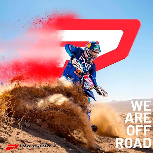 Polisport Motocross (MX) طقم بلاستيكي طبق الأصل لسوزوكي RMZ 450 (2008-17) - جودة OEM، متينة ومرنة ومثالية - أصفر / أسود / أبيض in Saudi Arabia