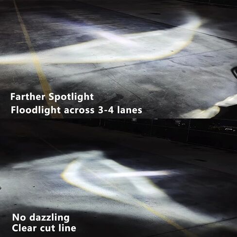 Flush Mount LED Pods with DRL, 2pcs 5Inch 80W Driving Lights Spot Flood Combo Beam Backup Bumper Lights for Trucks UTV ATV SUV Boat 4x4 Car … in Saudi Arabia