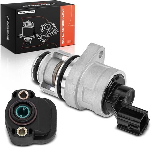 A-Premium Idle Air Control Valve IAC + Throttle Position Sensor TPS Compatible with Dodge Grand Caravan 2001-2007, Caravan 2001-2007 & Chrysler Town & Country 2001-2007, Pacifica 2004-2006, Voyager in Saudi Arabia