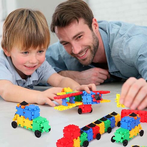 Snapid Building Bricks 1000 Pcs Connecting Toy - Strong Durable Colorful Block Set w Storage, Interlinking Construction Blocks for Kids - STEM Development, Creativity and Educational Children Toys, 4+ in Kuwait
