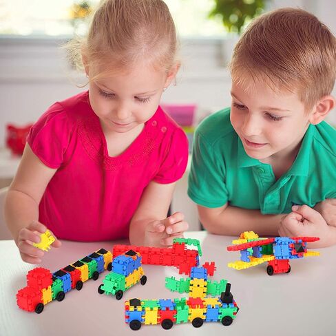 Snapid Building Bricks 1000 Pcs Connecting Toy - Strong Durable Colorful Block Set w Storage, Interlinking Construction Blocks for Kids - STEM Development, Creativity and Educational Children Toys, 4+ in Kuwait