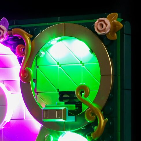مجموعة إضاءة LED مطورة متوافقة مع مجموعة بناء الفن الجداري Lego Emerald City، زخرفة الأضواء متوافقة مع Lego 75685 (النموذج غير متضمن) in Saudi Arabia