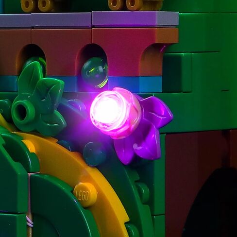 مجموعة إضاءة LED مطورة متوافقة مع مجموعة بناء الفن الجداري Lego Emerald City، زخرفة الأضواء متوافقة مع Lego 75685 (النموذج غير متضمن) in Saudi Arabia