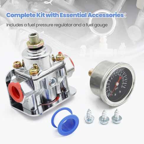 منظم ضغط الوقود صمام الوقود المكربن ​​1-4 PSI سبائك الزنك مقياس الوقود أجزاء المكربن ​​استبدال 12-804 in Saudi Arabia