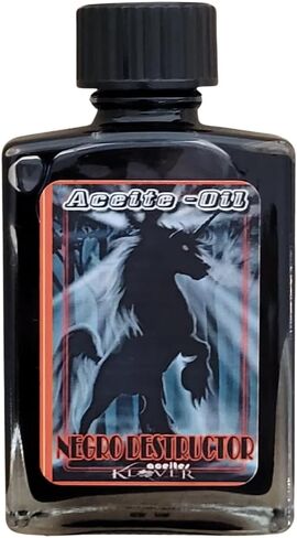 Generic Aceite De Negro Destructor - Black Destroyer Spell Oil - 1 fl oz., Purple in Saudi Arabia
