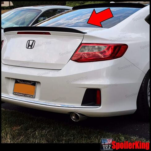 SpoilerKing Trunk Lip Spoiler (284G) Compatible with Accord 2013-2019 2dr Black in Saudi Arabia