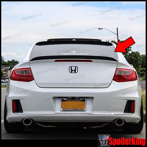 SpoilerKing Trunk Lip Spoiler (284G) Compatible with Accord 2013-2019 2dr Black in Saudi Arabia