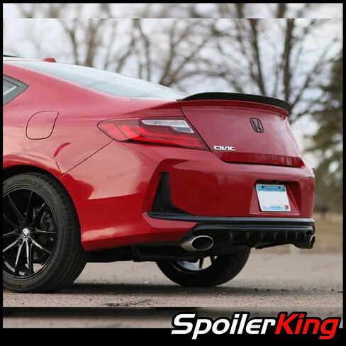SpoilerKing Trunk Lip Spoiler (284G) Compatible with Accord 2013-2019 2dr Black in Saudi Arabia