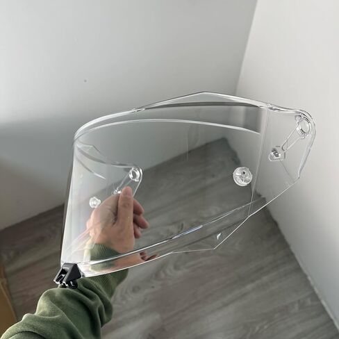 Shield for KYT R2R,R2R PRO Helmet Visor Uv-protected Visera Casco Moto (REVO Clear Red-For Day Night) in Kuwait