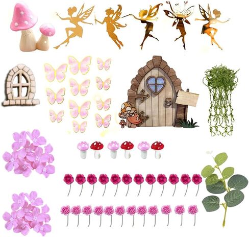 Fairy Cake Toppers Fairy Garden Theme Cake Topper Set For Birthday Baby Shower in Saudi Arabia