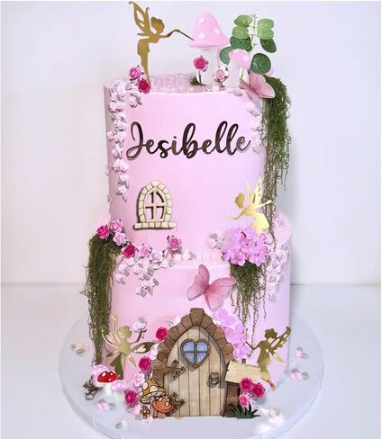 Fairy Cake Toppers Fairy Garden Theme Cake Topper Set For Birthday Baby Shower in Saudi Arabia