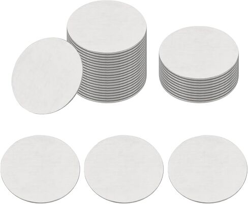 uxcell 100Pcs Stainless Steel Disc, 3/4"(19mm) Dia. 0.03"(0.8mm) Thick Round Flat Metal Plate Stamping Blanks, Circle Metal Plate for Crafts Stamping Jewelry Making in Saudi Arabia