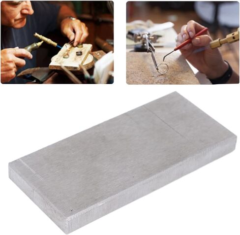 Iron Jewelry Bench Block, Professional Metal Stamping Anvil Tool, Smooth and Polished, for Metal Stamping, Wire Hardening, Jewelry Making in Saudi Arabia