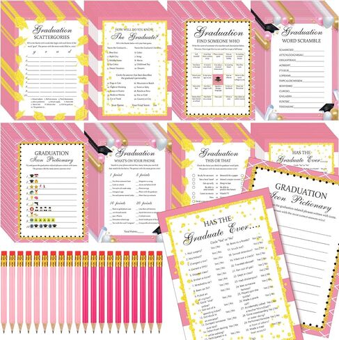 232 Pcs Christmas Trivia Party Games Set Include 207 Xmas Games Question Answer Paper Cards 25 Pencils for Holiday Festival Guessing Activity Party Supplies, 25 Players(Stripe) in Kuwait