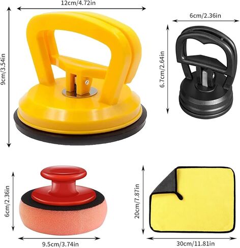 Dent Puller,Car Dent Puller 3 Pcs Car Dent Remover Tool Paintless Dent Removal Kit Dent Puller Suction Cup for Car Dent Repair Kit,Glass,Screen,Ceiling,Objects Moving in Saudi Arabia